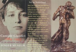 Brochure Camille Claudel - voorzijde